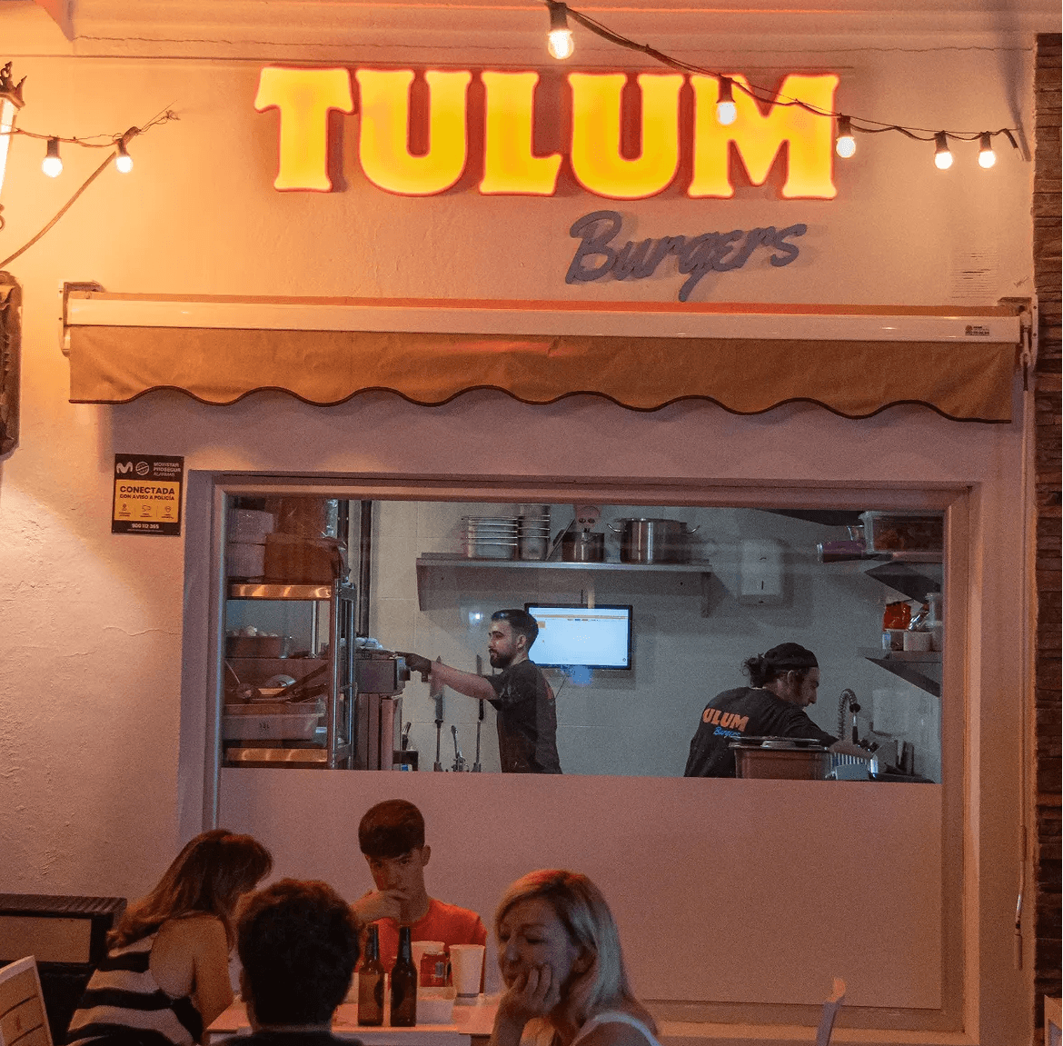 Detalle burger Tulum